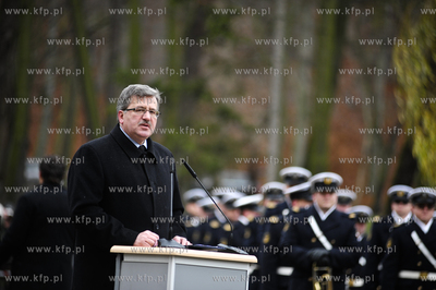 Wizyta prezydenta Bronislawa Komorowskiego w Gdansku....