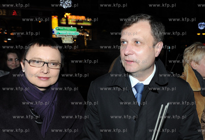 Sopot. Zakonczenie kampanii wyborczej kandydata na...