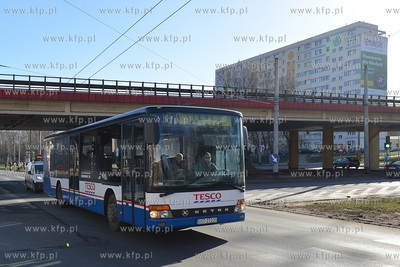 Gdynska dzielnica Grabówek - okolice skrzyzowania...