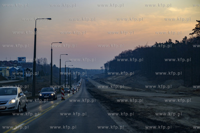 Gdynia, Kacze Buki. Budowa trasy S6. 28.03.2020 Fot....