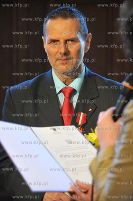 Profesor Jerzy Samp otrzymal medal Gloria Artis. 26.05.2009...