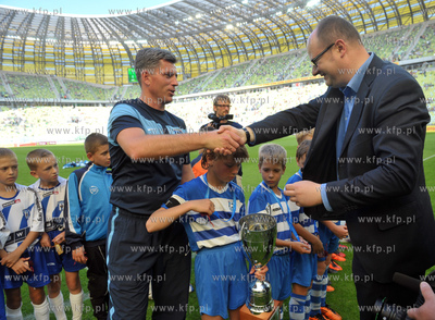 Mecz inauguracyjny na PGE Arena w Gdansku pomiedzy...