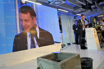 Gdańsk Oliwa. Uroczystość wmurowania kamienia węgielnego...