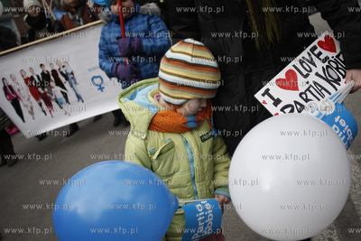 Około 150 osob uczestniczylo w gdanskiej Manifie....