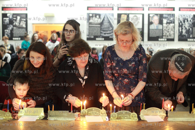 Gdansk Wrzeszcz. Synagoga. Swieto Chanuka, święto...