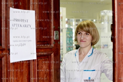 Gdańsk. Rozpoczął się protest aptekarzy polegający...