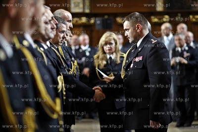 Gdansk. Dwor Artusa. Wojewódzkich Obchodach Dnia Strażaka,...