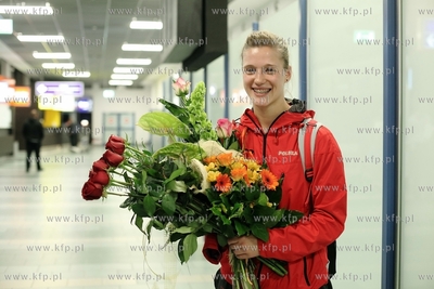 Tenisistka stolowa Natalia Partyka goraco witana na...