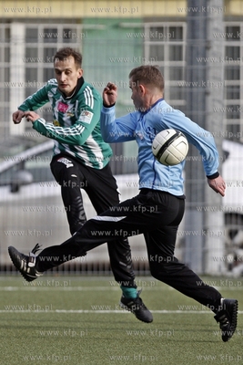 Gdansk. Boisko przy ul. Traugutta.  Noworoczny mecz...