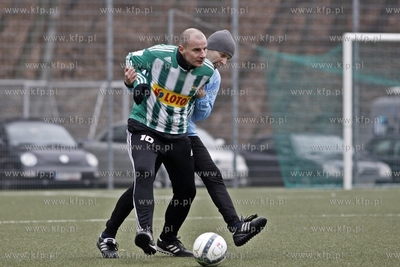 Gdansk. Boisko przy ul. Traugutta.  Noworoczny mecz...