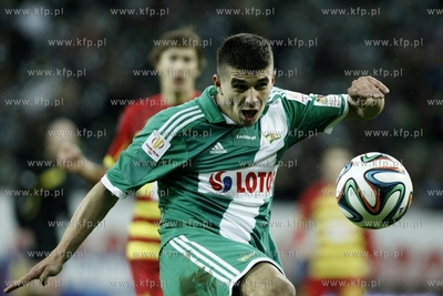 PGE Arena. Cwiercfinal Pucharu Polski w pilce noznej....