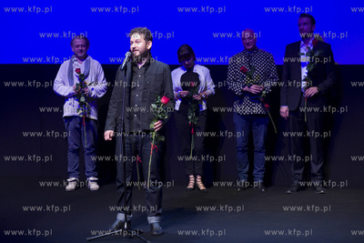 Gdynia. Festiwal Filmowy w Gdyni. Ekipa filmu Żyć...