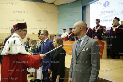 Aula wydziału Prawa i Administracji Uniwersytetu Gdańskiego....