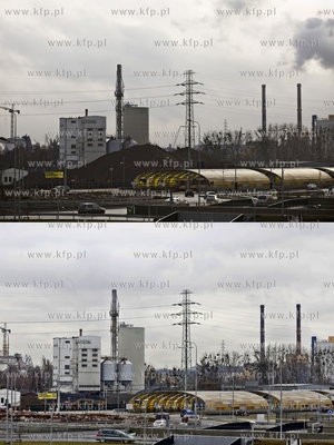 Znika hałda kruszywa z placu u zbiegu ul. Marynarki...