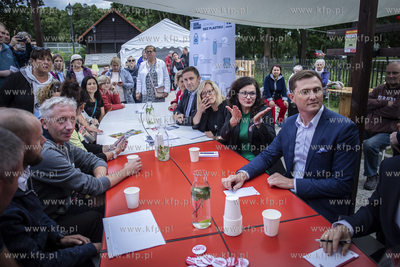 Gdańsk Orunia. Spotkanie prezydent Gdańska Aleksandry...