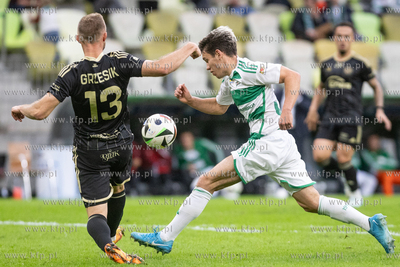 Ekstraklasa. Lechia Gdańsk - Radomiak Radom. Nz. Maksym...