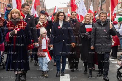 Gdańsk. Parada z okazji Narodowego Święta Niepodległości....