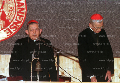 Konferencja Episkopatu Gdansk - Oliwa , prymas Jozef...