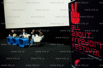 Gdansk. Multikino. All About Freedom Festival. Projekcja...