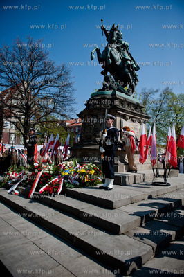 Gdansk. Obchody Swieta Narodowego Trzeciego Maja pod...