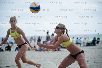 Gdynia. Plaza miejska. Akademicki Puchar Polski w siatkowce...