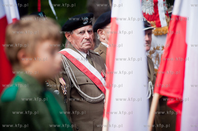 Gdansk. Targ Rakowy. Pomnik  Polskiego Panstwa Podziemnego....