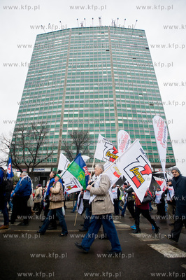 Gdansk. Manifestacja niezadowolonia, zorganizowana...