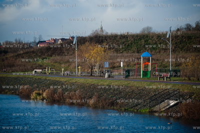 Gdansk. Zbiornik retencyjny Augustowska. Konferencja...