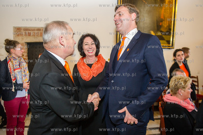 Gdansk. Wielka Sala Wety Ratusza Glownego Miasta. Obchody...