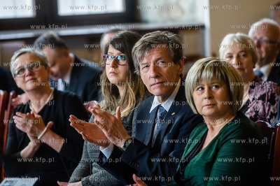 Gdansk. Wielka Sala Wety Ratusza Glownego Miasta. Uroczystosc...