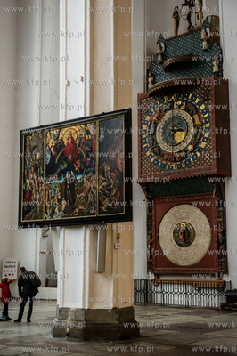 Gdansk. Bazylika Mariacka. Nowe miejsce ekspozycji...