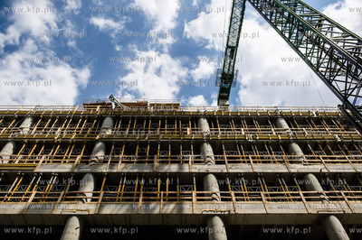 Gdansk. Oliwa. Uroczystosc wmurowania kamiena wegielnego...