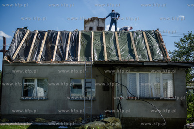 Rytel k. Chojnic. Skutki nawałnicy, która z piątku...