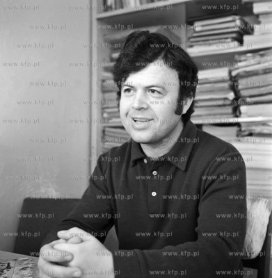 Jan Drzezdzon pisarz kaszubski. 24.03.1972  Fot. Zbigniew...
