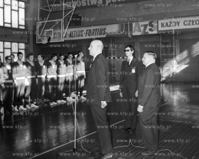 Otwarcie mistrzostw Polski akademii medycznych w koszykowce....