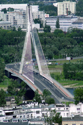 Warszawa z tarasu widokowego na 30 pietrze Palacu Kultury...