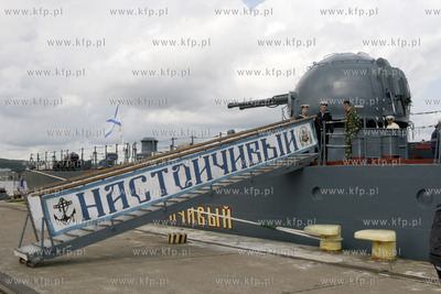 Gdynia. Wizyta trzech okretow Floty Baltyckiej Federacji...