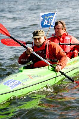 Gdansk. Ekspedycja Wisla podroznika Marka Kaminskiego...