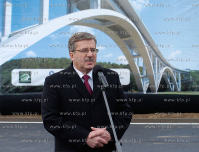 Slupsk. Bronislaw Komorowski, Prezydent RP wzial udzial...