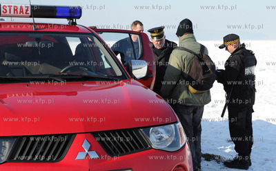 Sopot. Akcja Policji, Strazy Pozarnej i Strazy Miejskiej...