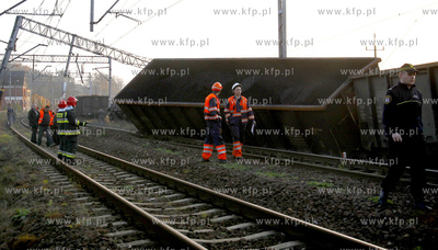 Szczecin / Dalaszewo. Wykolejenie się pociągu towarowego...