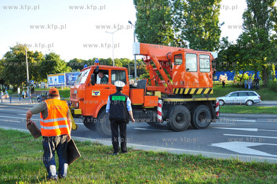 Na wysokosci Placu Zebran Ludowych w Gdansku doszlo...