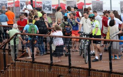 Oficjalne otwarcie nbrzezy Wyspy Spichrzow. 25.07.2014...