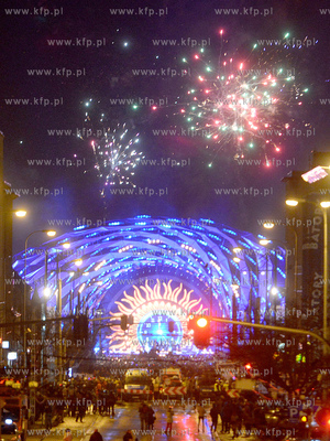 Gdynia - pokaz sztucznych ogni powital Nowy Rok 
31.12.2014
Fot....