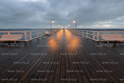 Gdynia. Molo w Orlowie. 06.01.2016 fot. Fot.Jan harb...