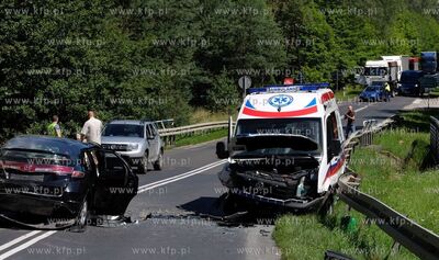 36-letnia kierująca osobową hondą jest w ciężkim...