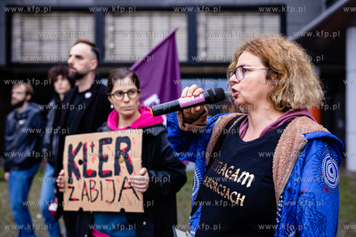Gdańsk. Protest kobiet z racji drugiej rocznicy wyroku...