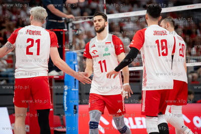 Turniej towarzyski siatkówki w Ergo Arenie. Mecz Polska...