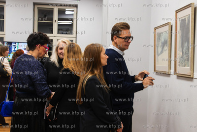 Wernisaż wystawy malarstwa Mariana Mokwy w Pruszczu...