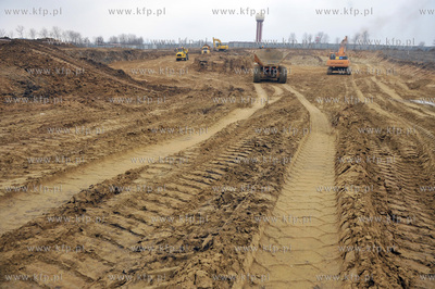 Oficjalne rozpoczecie budowy nowego terminalu, plyty...